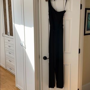 NWT Ralph Lauren one shoulder dressy jumpsuit. M.